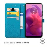 imoshion Etui de télephone Mandala Motorola Moto G04 / G24 - Turquoise