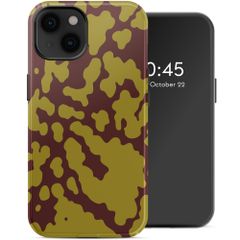 Selencia Coque arrière Vivid avec MagSafe Apple iPhone 14 - Moo'd Olive Dust