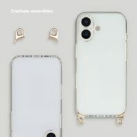 Selencia Coque arrière avec crochets amovibles Apple iPhone 17 - Transparent