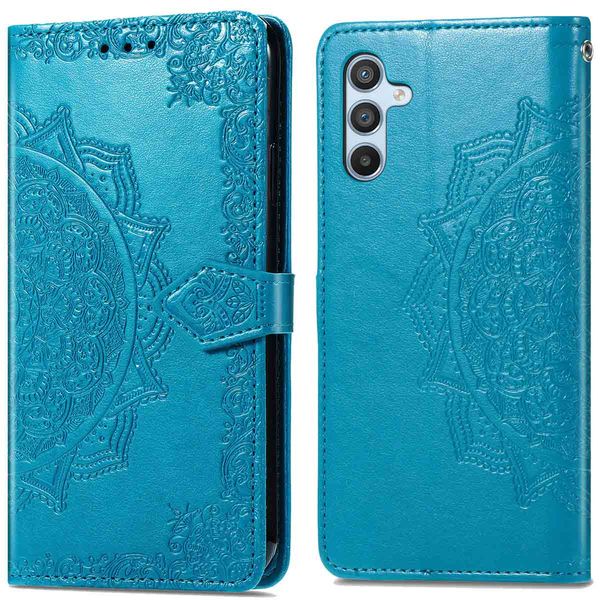 imoshion Etui de téléphone portefeuille Mandala Samsung Galaxy A34 (5G) - Turquoise