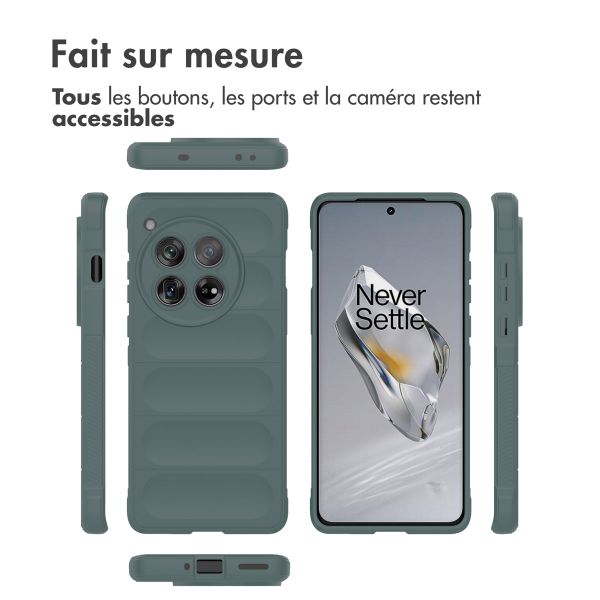 imoshion Coque arrière EasyGrip OnePlus 12 - Vert foncé