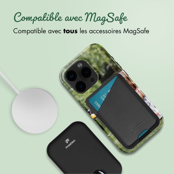 Concevez votre propre coque Tough avec MagSafe Apple iPhone 15 Pro - Blanc