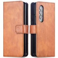 imoshion Étui de télephone portefeuille Samsung Galaxy Z Fold 4 - Marron