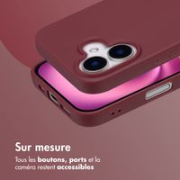 imoshion Coque Couleur Apple iPhone 16 - Wine Red