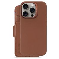 Decoded Portefeuille détachable 2 en 1 en cuir MagSafe Apple iPhone 16 Pro - Tan