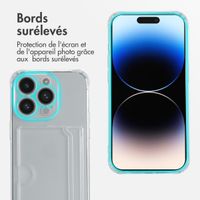 imoshion Coque silicone avec porte-cartes Apple iPhone 14 Pro - Transparent