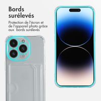 imoshion Coque silicone avec porte-cartes iPhone 14 Pro - Transparent