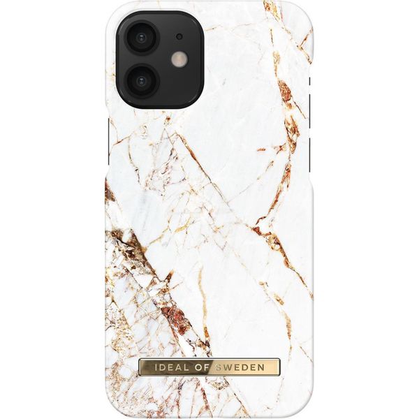 iDeal of Sweden Coque Fashion iPhone 12 Mini - Carrara Gold