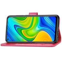 Etui de téléphone Fleurs de Trèfle Xiaomi Redmi Note 9