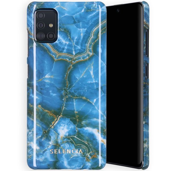 Selencia Coque Maya Fashion Samsung Galaxy A71 - Onyx Blue