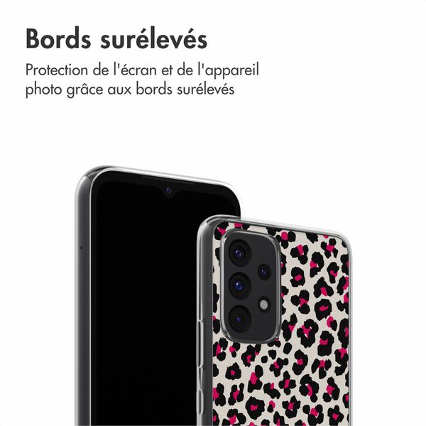 imoshion Coque Design Samsung Galaxy A53 - Leopard Pink