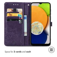 imoshion Etui de téléphone portefeuille Mandala Samsung Galaxy A03 - Violet