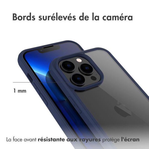 Accezz ﻿Coque de protection intégrale à 360° iPhone 13 Pro - Bleu