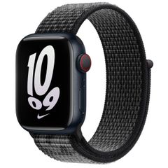 Apple Nike Sport Loop bracelet Apple Watch Series 1-9 / SE - 38/40/41 mm / Series 10 - 42 mm - Black / Summit White