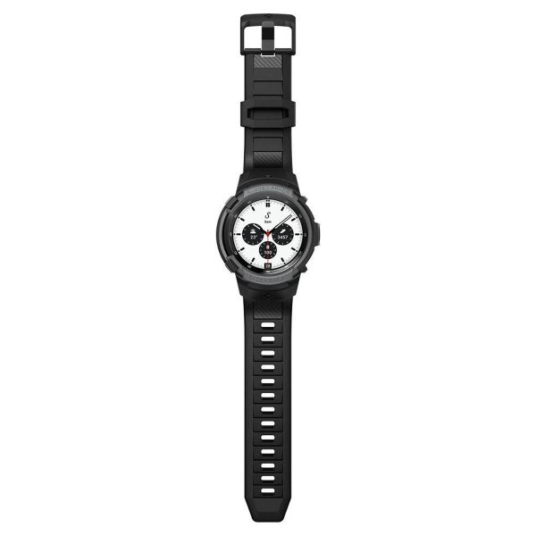 Spigen Rugged Armor™ Pro Case  Samsung Galaxy Watch 4 - 42 mm - Charcoal Gray