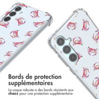 imoshion Coque Design avec cordon Samsung Galaxy A55 - Crab Watercolor