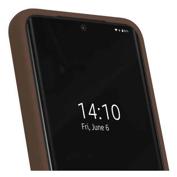 iDeal of Sweden Coque en silicone avec MagSafe Samsung Galaxy S26 - Mocha Mousse
