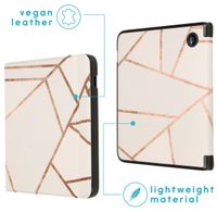 imoshion ﻿Design Slim Hard Sleepcover avec support Kobo Libra 2 / Tolino Vision 6 - White Graphic