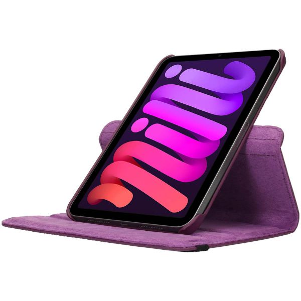 imoshion Coque tablette rotatif à 360° iPad Mini 7 (2024) / iPad Mini 6 (2021) - Violet