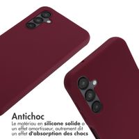 imoshion Coque en silicone avec cordon Samsung Galaxy A14 (5G) - Rouge foncé