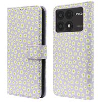 imoshion Étui de téléphone portefeuille Design Xiaomi Poco X6 Pro - White Daisy