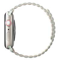 Uniq Bracelet Revix réversible Apple Watch Series 1 t/m 9 / SE (38/40/41 mm) | Series 10 / 11 (42 mm) - Sage / Beige