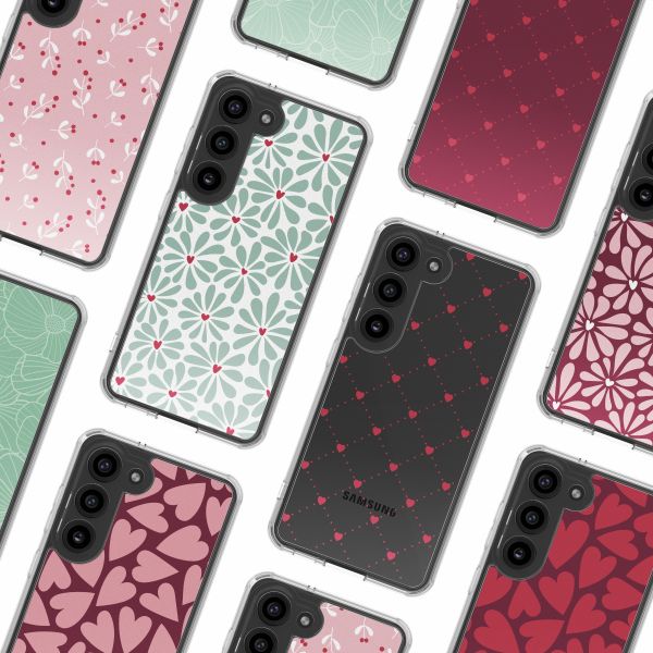 imoshion Coque Design Samsung Galaxy S23 - Bloom Love Sage Green