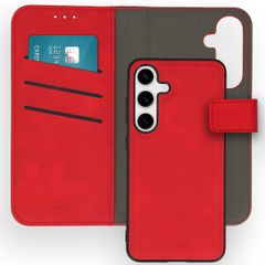 imoshion Etui de téléphone de type portefeuille de luxe 2-en-1 amovible Samsung Galaxy S24 - Rouge