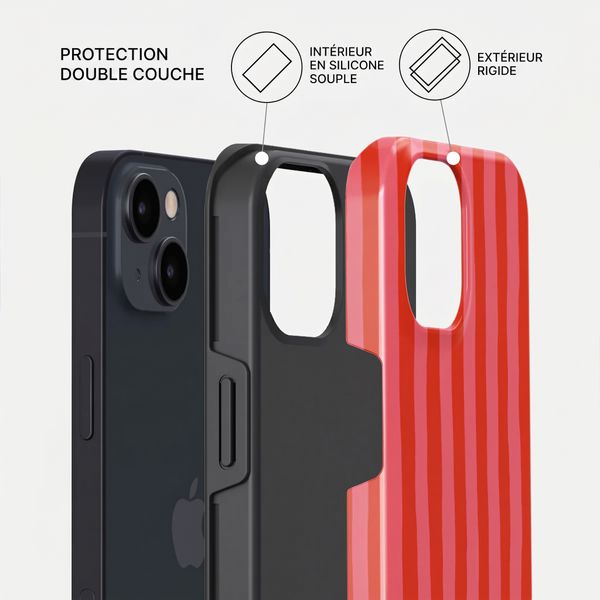 Burga Coque Tough MagSafe Apple iPhone 14 - Pomegranate