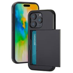 imoshion Coque arrière avec porte-cartes Apple iPhone 16 Pro - Noir