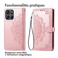 imoshion Etui de télephone Mandala Motorola Moto G77 - Rose Gold