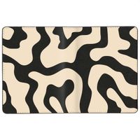 Selencia Étui passeport - Protège-Passeport en similicuir - Art Wave Black