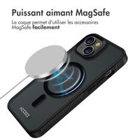 Accezz Coque Givrée Robuste avec MagSafe iPhone 14 - Noir