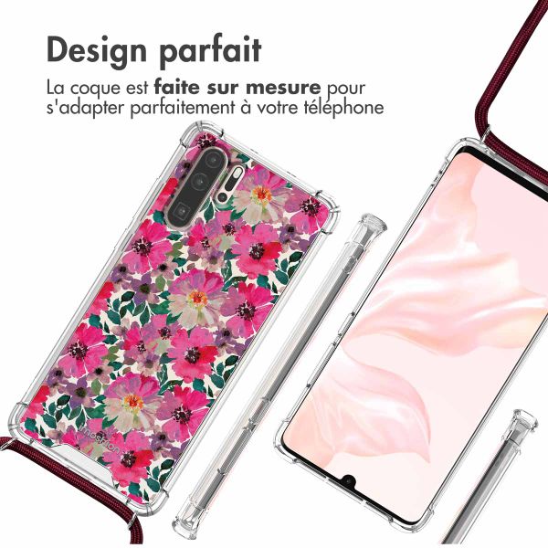 imoshion Coque Design avec cordon Huawei P30 Pro - Flower Water