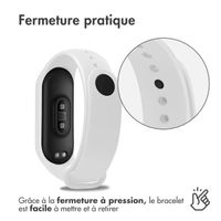 imoshion Bracelet en silicone Xiaomi Mi Band 3 / 4 - Blanc