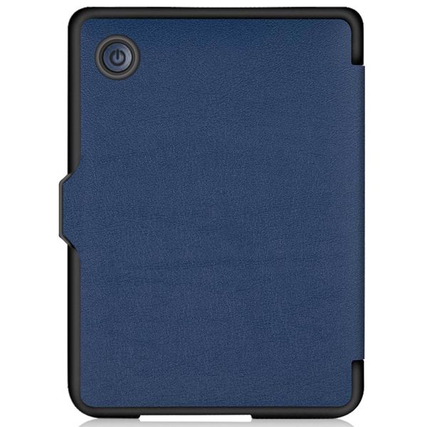 imoshion Étui de liseuse portefeuille Slim Hard Tolino Shine 4 - Bleu foncé