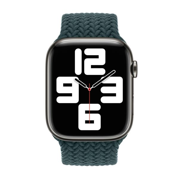 Apple Bracelet Solo tressé Apple Watch | 38/40/41/42 mm - Taille 2 - Rainforest