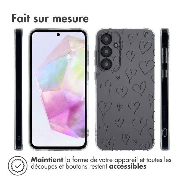 imoshion Coque Design Samsung Galaxy A35 - Hearts