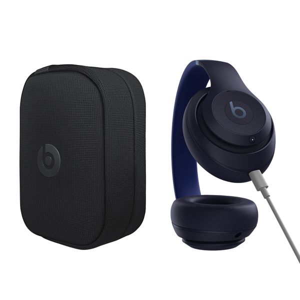 Beats Casque sans fil Studio Pro - Réduction active du bruit (ANC) - Bleu marine