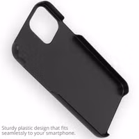 Concevez votre propre coque rigide Apple iPhone 12 (Pro) - Noir
