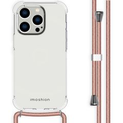 imoshion Coque avec dragonne Apple iPhone 14 Pro - Rose Doré