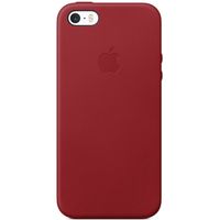 Apple Coque Leather Apple iPhone SE (2016) / 5 / 5s - Red