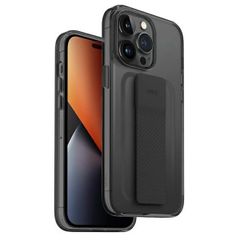 Uniq Coque arrière Heldro Flexgrip iPhone 14 Pro Max - Gris