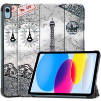 imoshion Coque tablette Trifold iPad 11 (2025) 11 pouces / iPad 10 (2022) 10.9 pouces - Paris