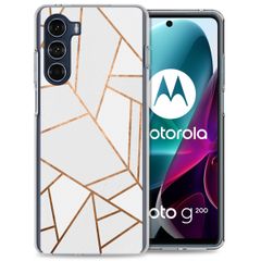 imoshion Coque Design Motorola Moto G200 - White Graphic