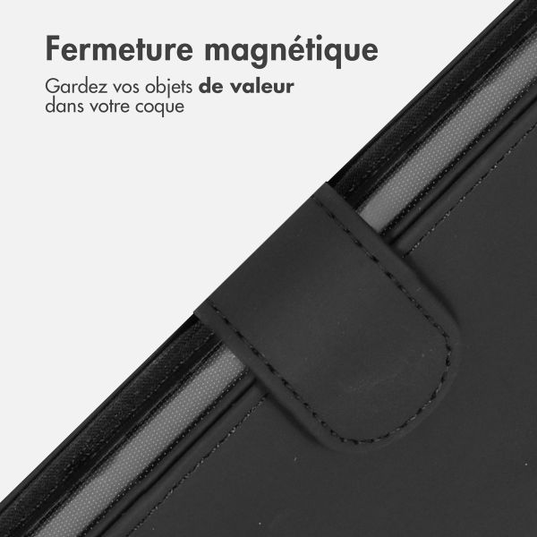 Accezz Étui de téléphone portefeuille Wallet Samsung Galaxy A25 (5G) - Noir