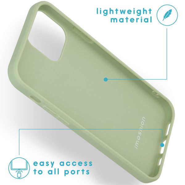 imoshion Coque Couleur iPhone 12 (Pro) - Olive Green