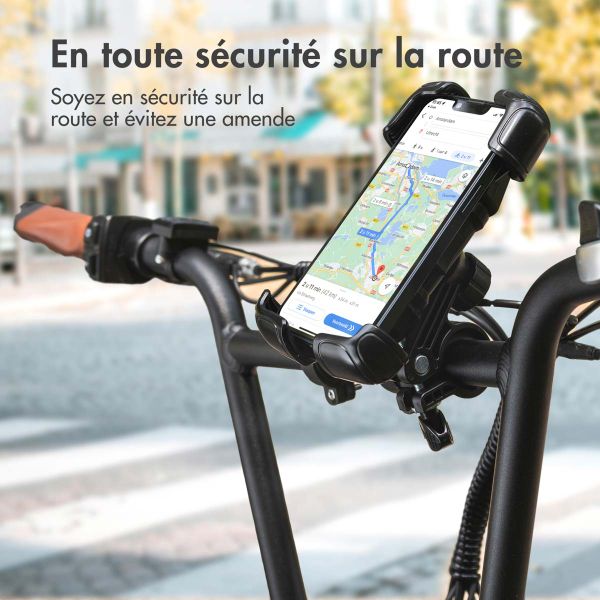 imoshion ﻿Rugged Bicycle Phone Holder - Porte-téléphone vélo - Universel - Ajustable - Noir