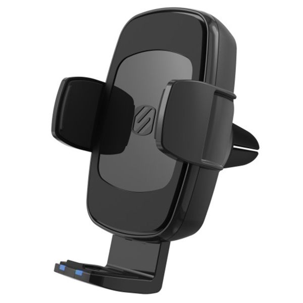 Scosche Wireless Charging Universal phone mount - Support de téléphone de voiture - Tableau de bord / pare-brise / Grille de ventilation - Chargeur sans fil - Noir