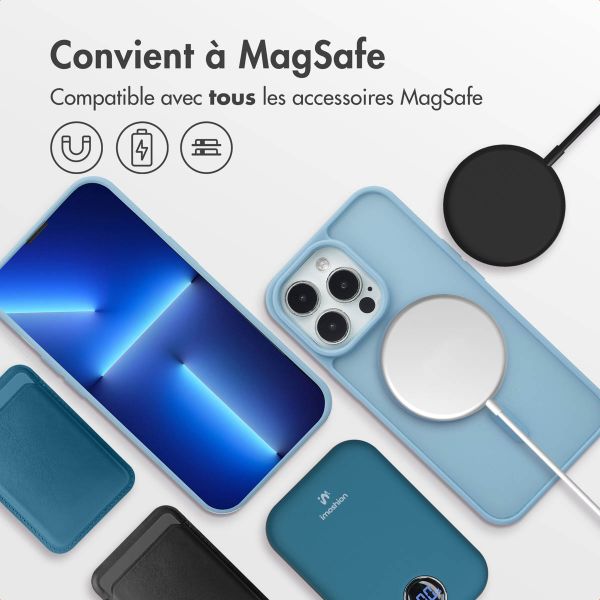 imoshion Coque Color Guard avec MagSafe iPhone 13 Pro - Bleu clair